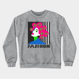 Fashion Lady Crewneck Sweatshirt